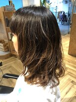 オーク 鷺沼(OAK)&nbsp;ミディアムロングパーマスタイル【OAK鷺沼/イルミナカラー】