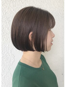 ロジェ(loje) [LOJE]ミニボブ×モーヴブラウン