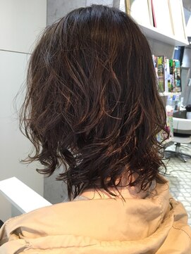 ヘアーサロン デライト(DELIGHT) ミディアムソフトウェーブヘア