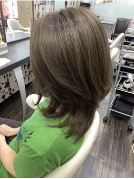 ツーウィークス プラス(2Weeks plus) 柔らかい質感☆オリーブグレージュ