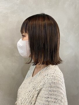 リタ ヘアメイク(Rita hair make) 切りっぱなしボブ