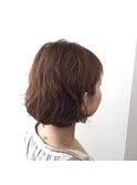 短めエアリーボブ/30代40代50代/倉敷