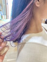 ムスビ(hair musubi) インナーカラー×ピンクパープル