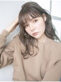 大人可愛い美髪20代30代ミディグレージュ15