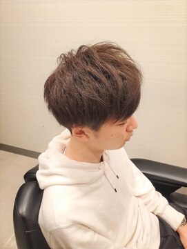 ネクサス 田町店 ブラウン/刈り上げ/ナチュラル/好感度/マッシュ/2ブロック