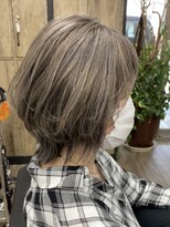 ヴィフ 大船(VIF)&nbsp;こなれミディ/くびれボブ×ホワイトグレージュ/大船/大船駅