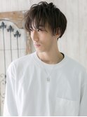 ≪mod's men≫透けバングで優し気◎束感ショートウェットヘアe