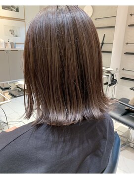 ヘアサロン ガリカ 表参道(hair salon Gallica) 【YU-TA】透明感艶髪グレージュ/ブリーチなしカラー/外ハネボブ