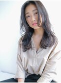 シア―グレージュ とろみヘア アンニュイ