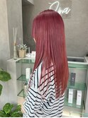 ロングヘア/ピンクヘア