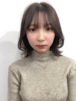 オリンテ バイ レシッド 表参道(orente by rcid)&nbsp;レッドブラウンショコラグレーベージュフルバングボブ