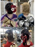 【kiho】成人式　hair set