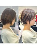 40代/50代/絶壁解消・前下がり・ショートボブ【浅野】