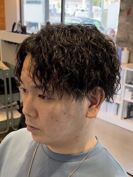 アメラボ 平針店(AmeLab) 王道【ツイストスパイラル】強め　パーマ　夏　平針　メンズ