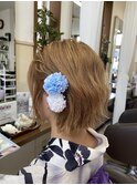 新規お得クーポンあり【見附　今町】浴衣ヘアスタイル