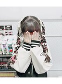 ツインテール編みおろし
