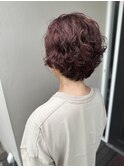 秋色ピンクパーマ☆