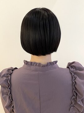 フーコー 朝日ヶ丘店(fuhcoh) ミニボブ×イヤリングカラー