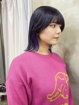エトネ ヘアーサロン 仙台駅前(eTONe hair salon)&nbsp;［ eTONe ］ぷつっとlob × インナーblue