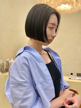 スニュウ(snuw) (snuw_hotaru)レイヤーボブマロンベージュラベンダーミルクティ