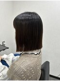 Second   ×　切りっぱなしボブ