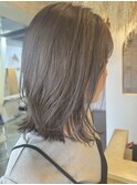 どんな動きでも美しく☆大人女性のミディアム☆まろみベージュ