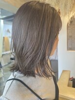 メロウ(mellow)&nbsp;どんな動きでも美しく☆大人女性のミディアム☆まろみベージュ