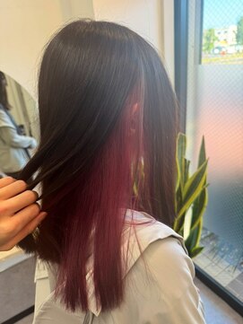 テーラヘアー 土浦店(TELA HAIR) インナーピンクカラー