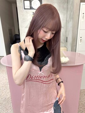 ペレ アネックス 大阪梅田茶屋町店(PELE ANNEX) くびれヘア/アプリコットオレンジ/夏のヘアアレンジ/梅田