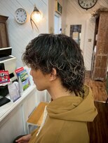 ユイマァル 倉敷店(YUIMARL)&nbsp;ウルフレイヤー×メンズパーマ