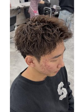 オム ブランシェ(HOMME BLANCHE’) 【SEIRA】スパイキーショートパーマ