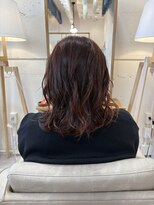 グラウンド 黒笹店(ground) パーマ風オレンジカラー