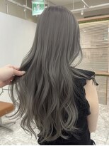 ネハス 名古屋栄店(nehus.)&nbsp;ミルクティー/ブリーチカラー/ウルフカット/レイヤーカット