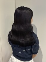 アクシス ナゴヤ(AXIS NAGOYA) 【なつミ】ミルクティーブロンド/ダークブルー/デジタルパーマ/