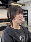 レイヤーウルフカット/ショートウルフ/顔まわりレイヤーウルフ