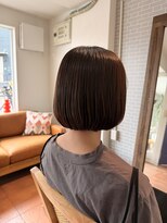 ノック(NOC.)&nbsp;透ける艶のショコラボブ　【善行　藤沢　湘南台】