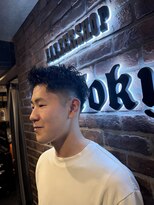 ブロートーキョーバーバーショップ 神田2nd(Bro Tokyo BARBERSHOP)&nbsp;ナチュラルスパイキーショートスタイル