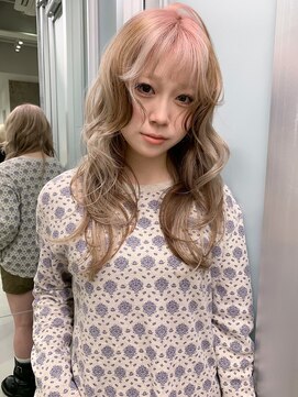 ソル バロール 表参道(SOL .valor) 根元ピンクなルーツブロックデザインカラー