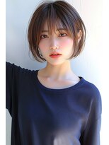 クシュ 所沢西口エミテラス前店(kusyu...) シースルーバングハンサムショートベリーショートフレンチバング