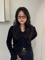 ビューズ(VIEWS) 地毛風黒髪モードヘアロングレイヤーカット(表参道駅)