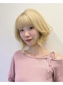 ベージュ/ブリーチ／ハイトーン