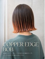 ヘアセラヴィ 雨ヶ谷(hair C'est La Vie)&nbsp;コッパーエッジボブ