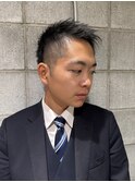 メンズビジネスデザインショート(刈り上げすぎないカット)