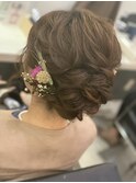 お呼ばれヘアセット♪