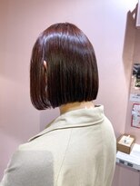 ラメール(MAISON LA MER)&nbsp;《AYAKA》カシスカラー×ミニボブスタイル