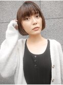ぱつっと大人ミニボブ　【有海一生】