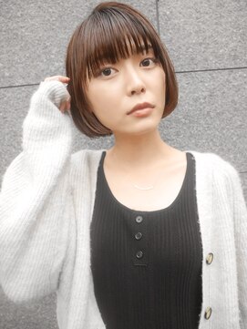 シュシュ(shushu) ぱつっと大人ミニボブ 【有海一生】