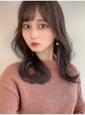 ●大人かわいい小顔ひし形セミロング20代30代40代表参道