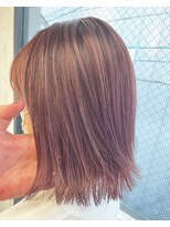 ボックスミコ(Box mico.)&nbsp;20代・30代・40代ピンクベージュのボブ☆