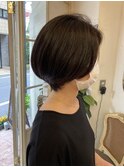 愛され大人ガーリー2wayバングショートボブ30代40代梅ヶ丘美容室
